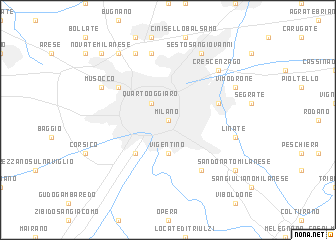 map of Quartiere Gallaratese